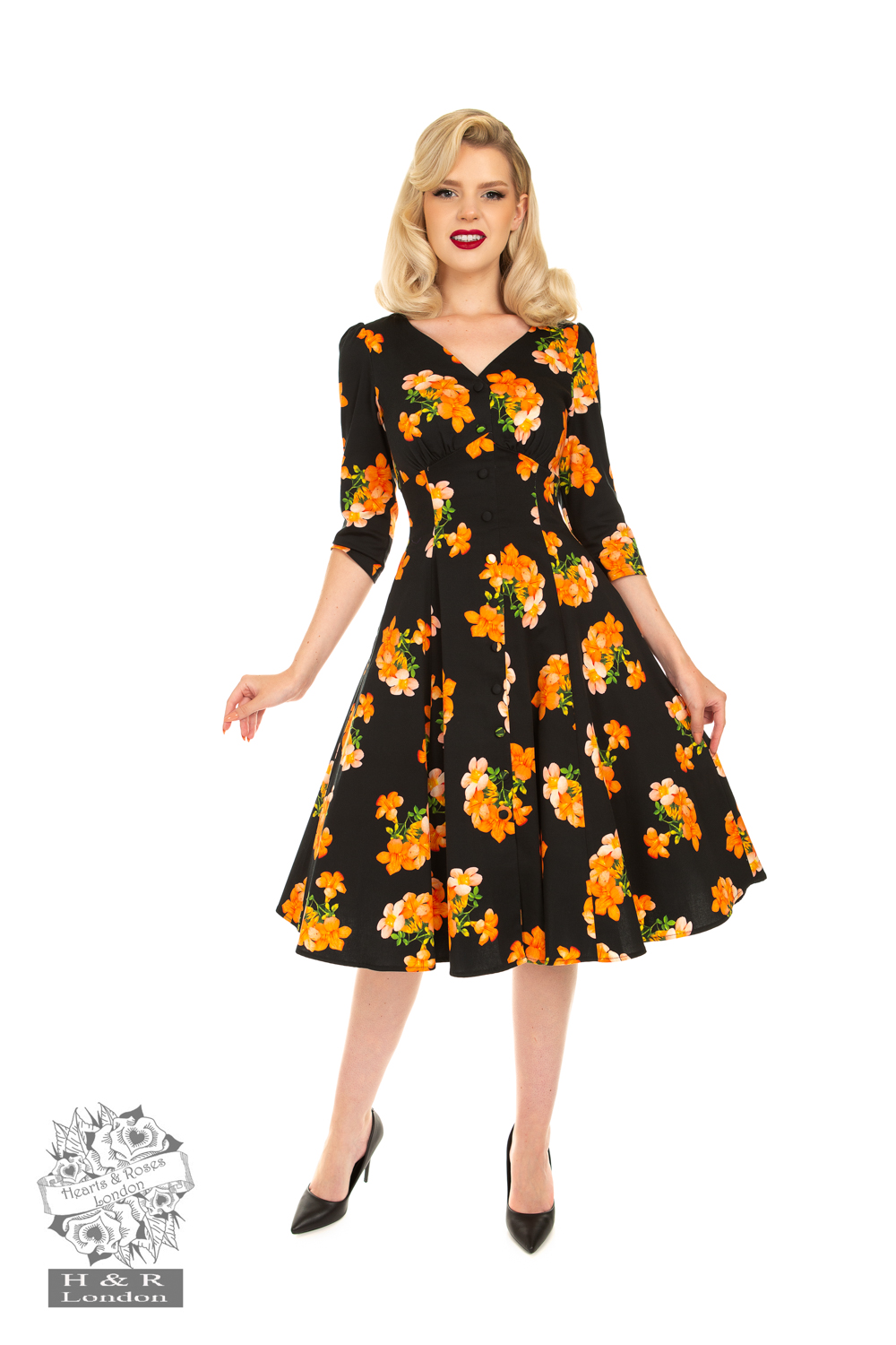 Dolly Floral Swing Dress